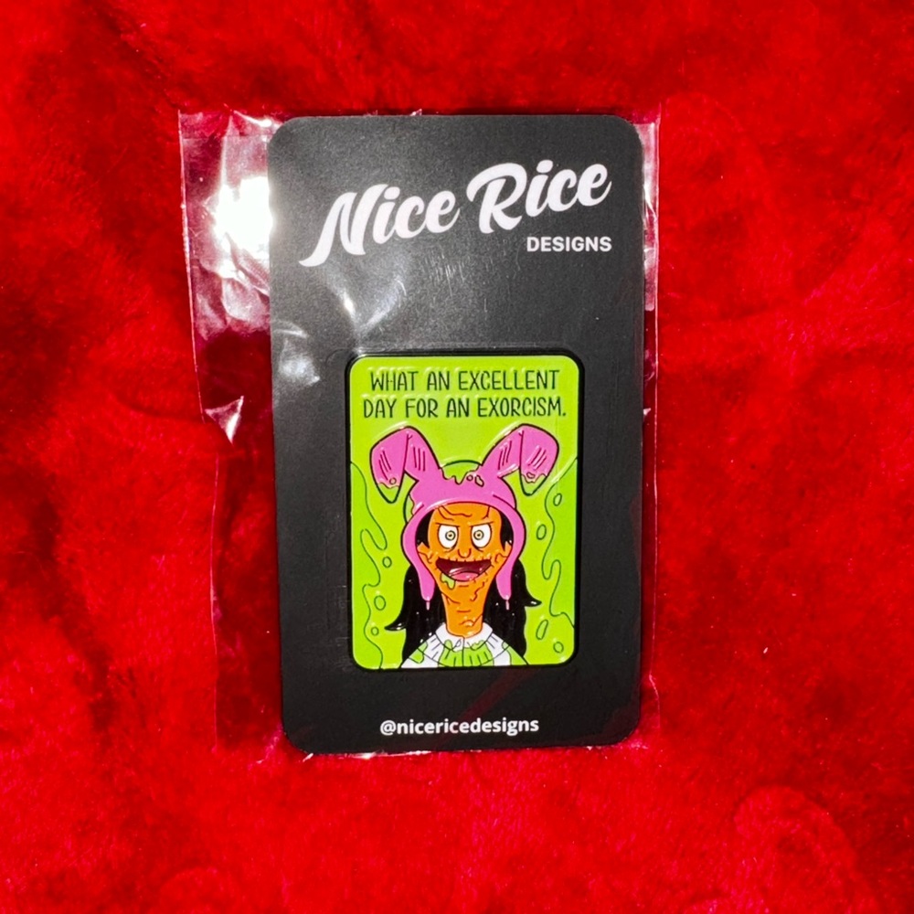 Bob’s Burgers x The Exorcist inspired pin